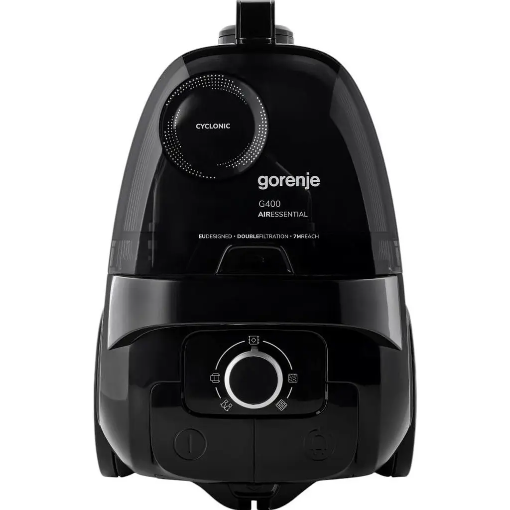 Пилосос Gorenje VCE01G4AEBK [168667] - фото 3