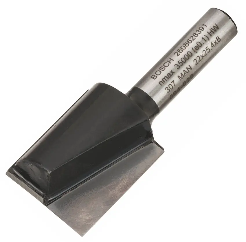Фреза пазова Bosch з двома лезами, 8 мм, 22×25×56 мм