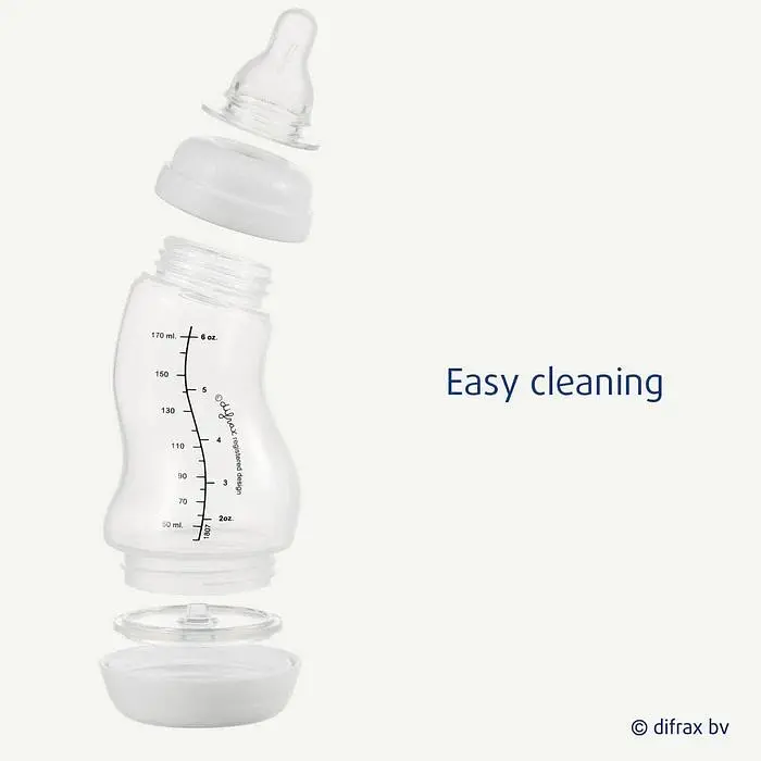 Антиколікова пляшечка для годування Difrax S-bottle Natural Ice із силіконовою соскою 170 мл (705 Ice) - фото 4