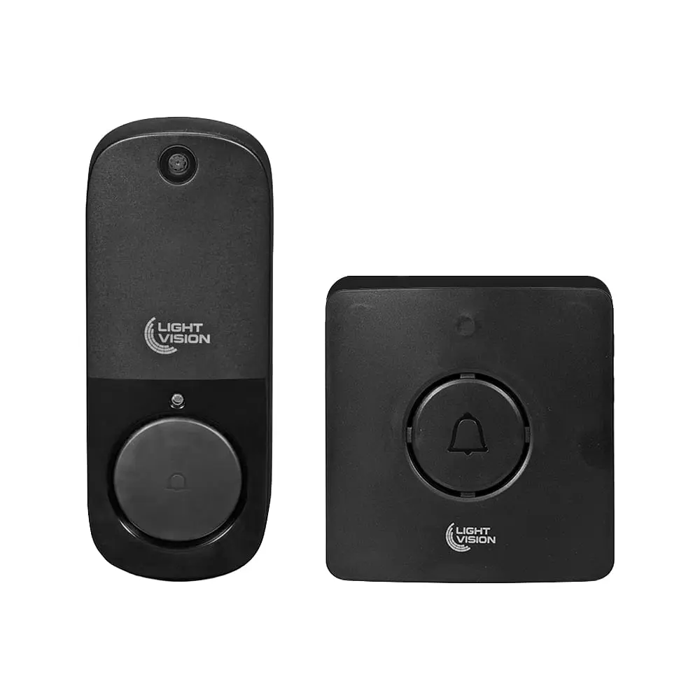 Дверний WiFi дзвінок Light Vision VLC-DR10T(Tuya) Black з ІЧ-датчиком руху (75-00186) - фото 12