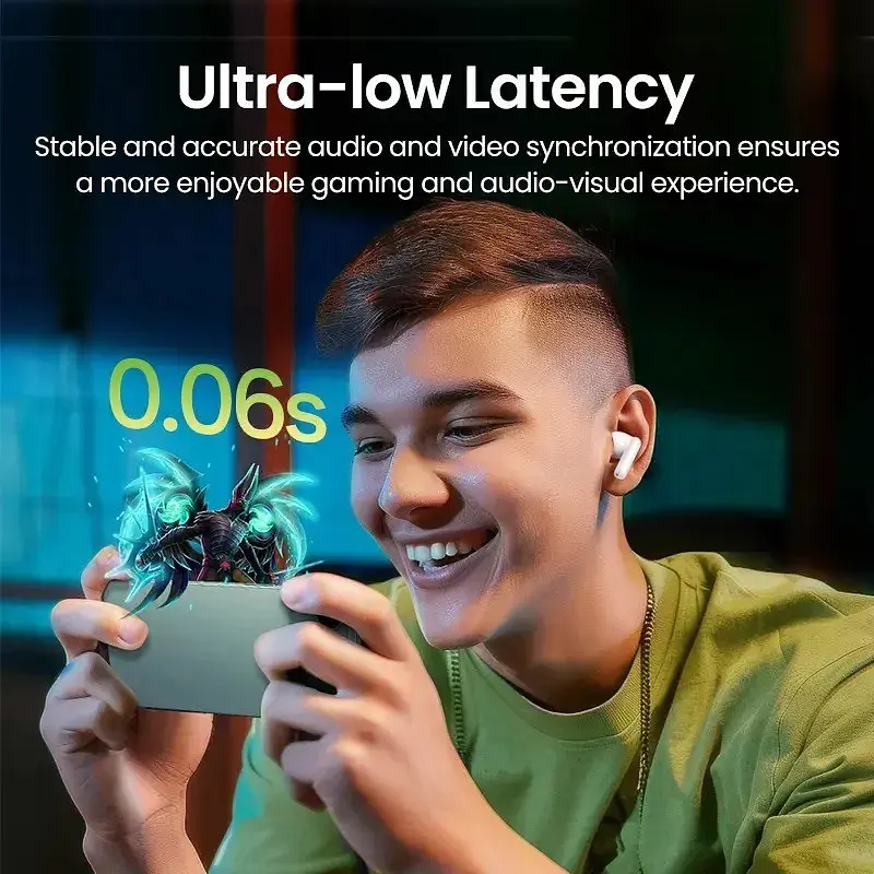 Бездротові навушникиUGREEN HiTune T3C Earbuds (WS207) TWS стерео гарнітура в кейсі (UGR-45110) Білі - фото 8