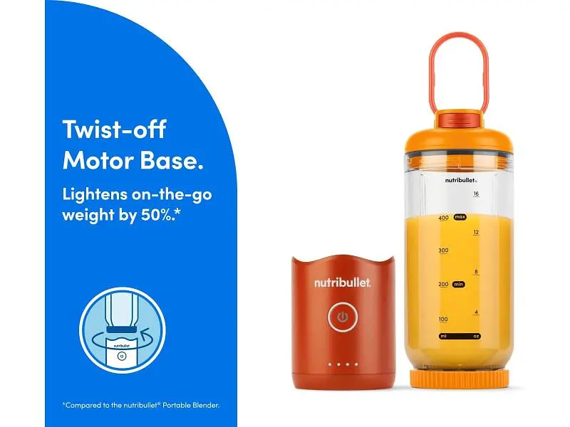 Блендер NUTRIBULLET Flex NBP013OR Orange - фото 2
