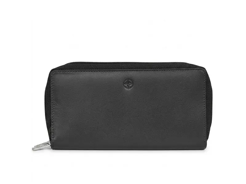 Жіночий гаманець натуральна шкіра Cortina 5061 nero Чорний 10,5x19,5 см TONY PEROTTI acs0032516 - фото 2