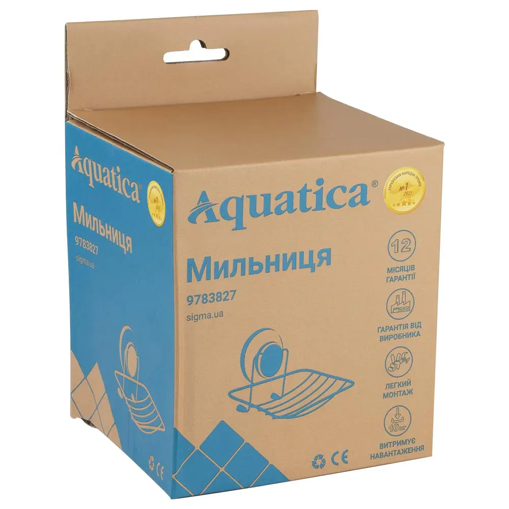 Мильниця Aquatica на вакуумній присосці s38 135×120×102мм (9783827) - фото 6