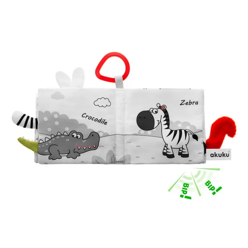 Сенсорна книга, царство тварин Akuku (A0481) - фото 3