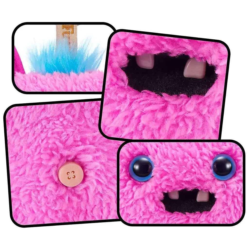 М'яка іграшка-брелок Fuggler Baby Pinkles Рожевий Летунчик 8 см (15759G) - фото 2