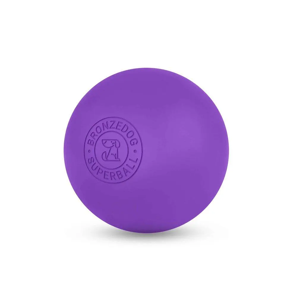 Іграшка для собак BronzeDog Superball 5 см фіолетовий - фото 4