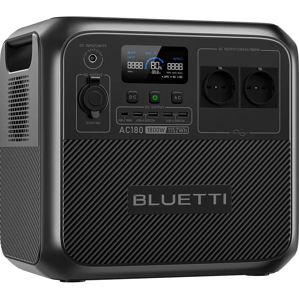 Зарядна станція BLUETTI AC180 1800W [111916] - фото 2