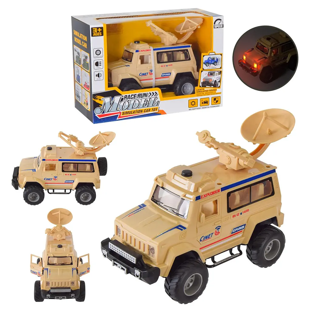 Іграшкова модель позашляховика Explorer з ефектами (665)
