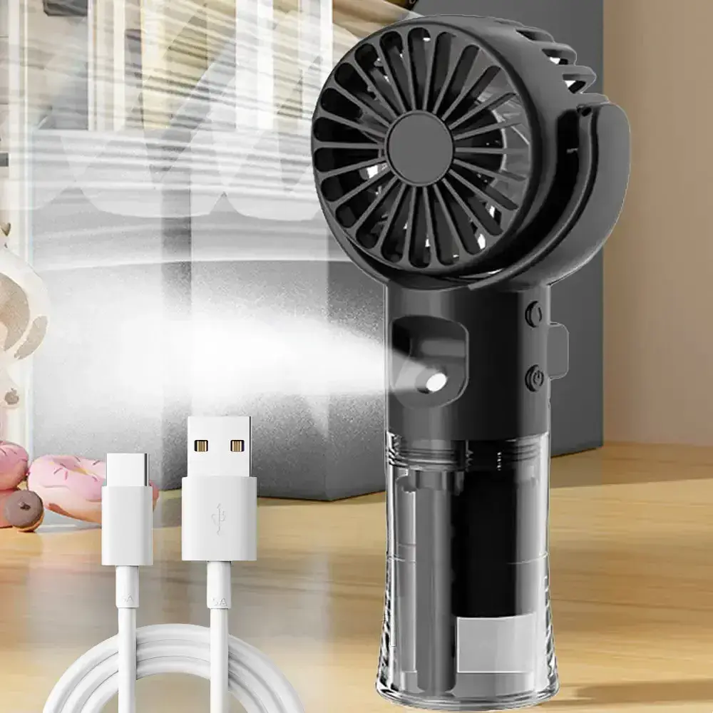 Ручний вентилятор з USB-розпилювачем - фото 5