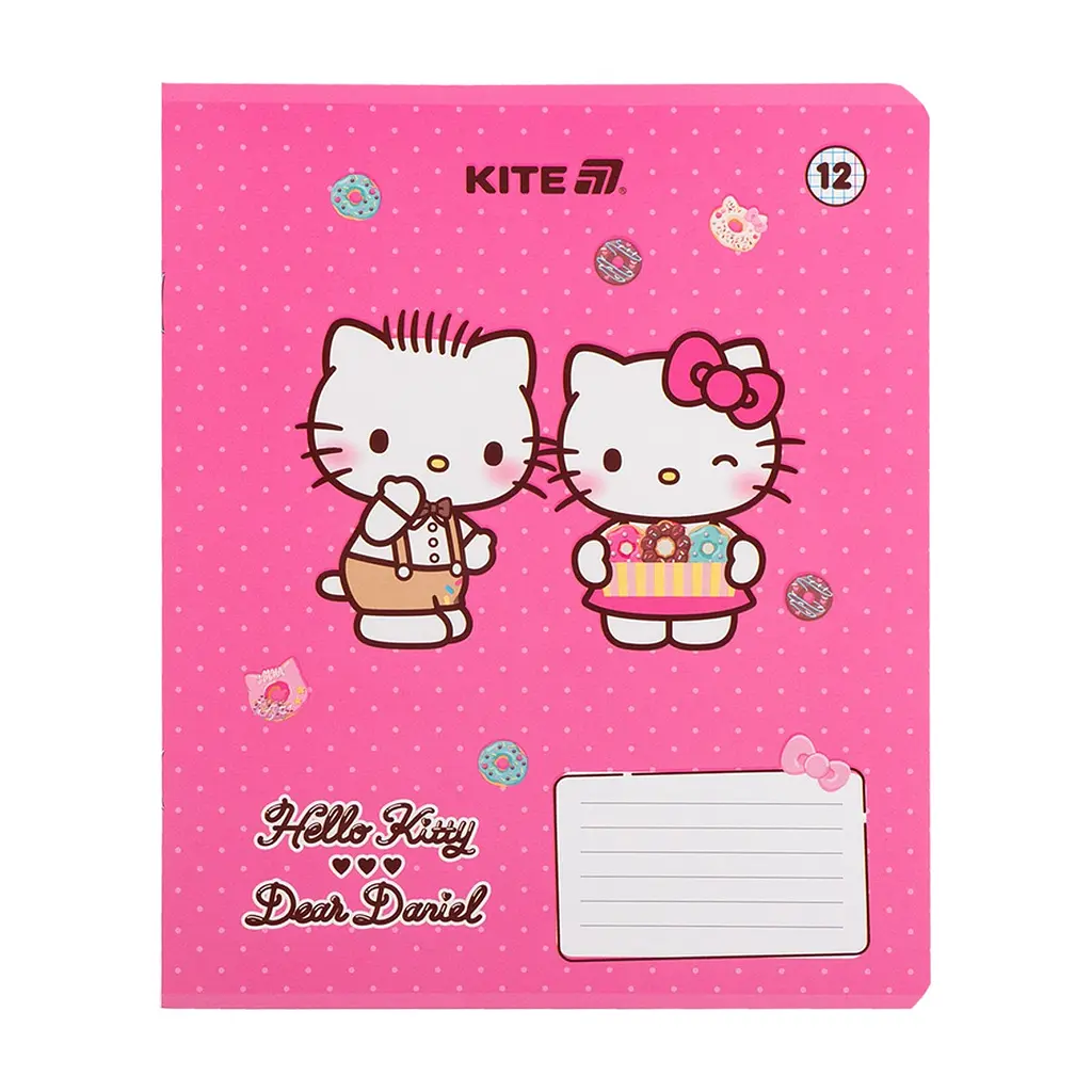 Зошит Kite Hello Kitty, 12 аркушів, клітинка (HK25-232-2), в асортименті - фото 2