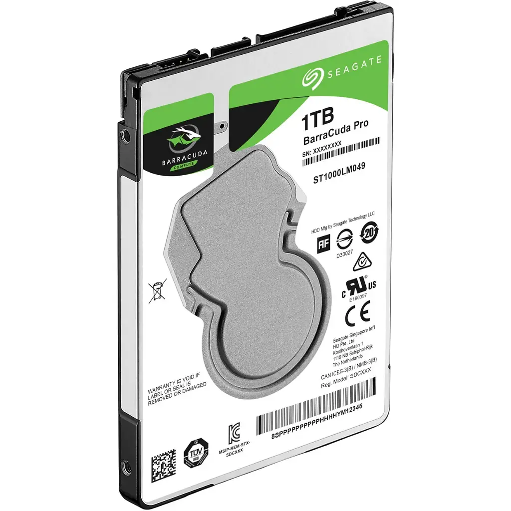 Жорсткий диск 2.5" Seagate BarraCuda Pro 1TB SATA 128MB [ST1000LM049] [135873] - фото 6