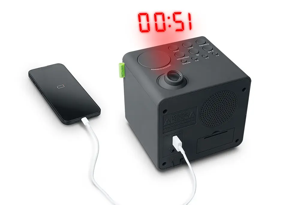 Радіо-годинник з USB та проекцією Muse M-189 P - фото 3