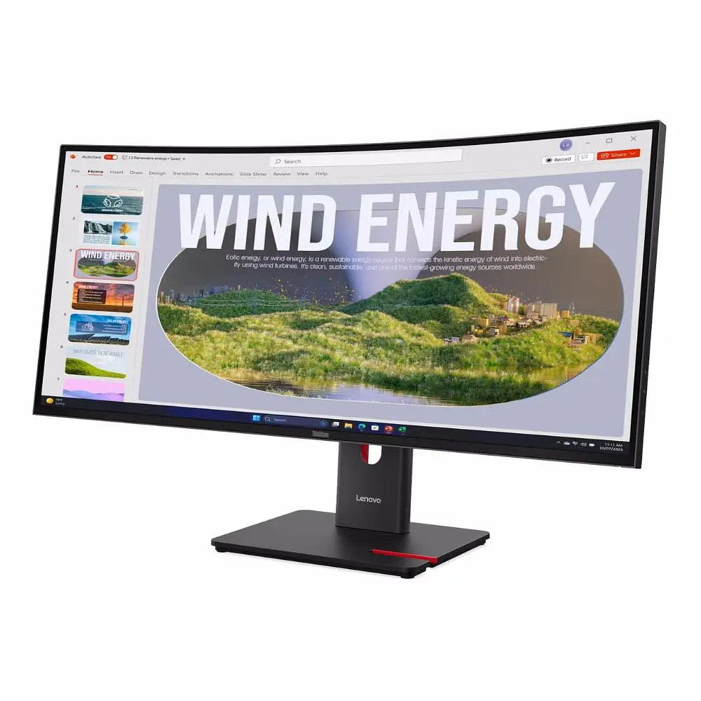 Монітор 34" Lenovo T34WD-40 Curved UWQHD VA 120Hz (64AEGAT1UA) - фото 3