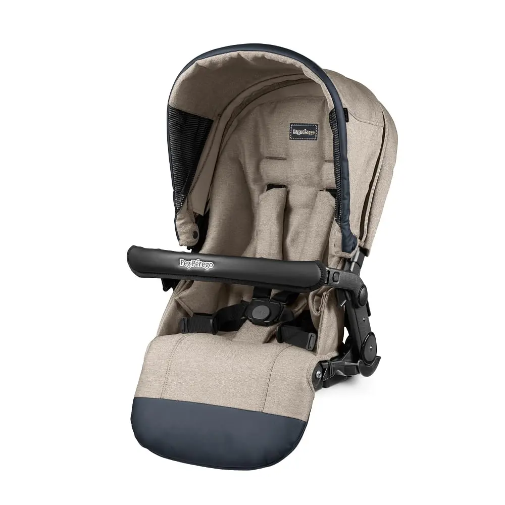 Прогулянкова коляска Peg-Perego Book Scout Luxe Ecru бежева (PACK04-00000000001) - фото 2