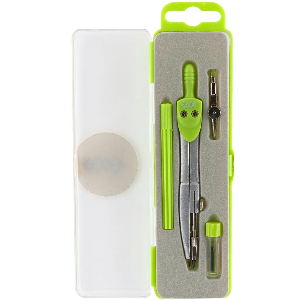 Готовальня ZiBi Kids Line Basis 4 предмета зелена (ZB.5303BS-04) - фото 2