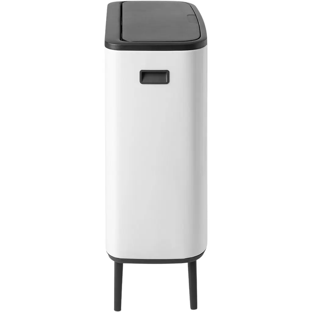 Бак для мусора Brabantia Bo Touch Bin Hi белый 2x30 л (130601) - фото 3