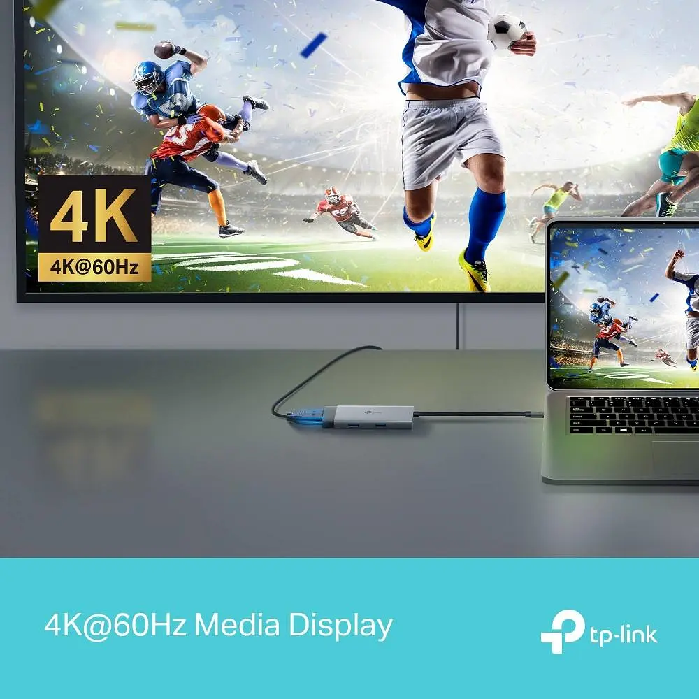 USB-Хаб TP-Link USB Type-C 5 в 1 (UH5020C) - фото 8