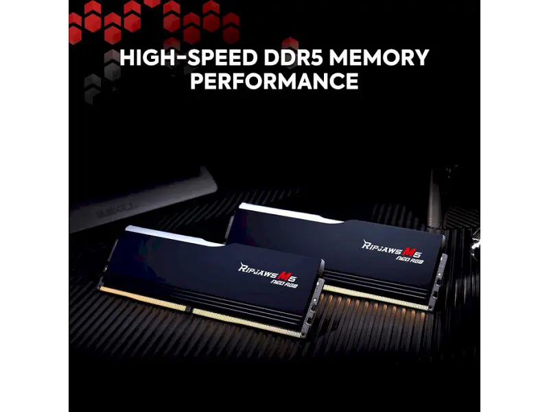 Пам'ять для настільних комп'ютерів G.Skill 32 GB (2x16GB) DDR5 6000 MHz Ripjaws M5 Neo RGB (F5-6000J3636F16GX2-RM5NRW) - фото 7