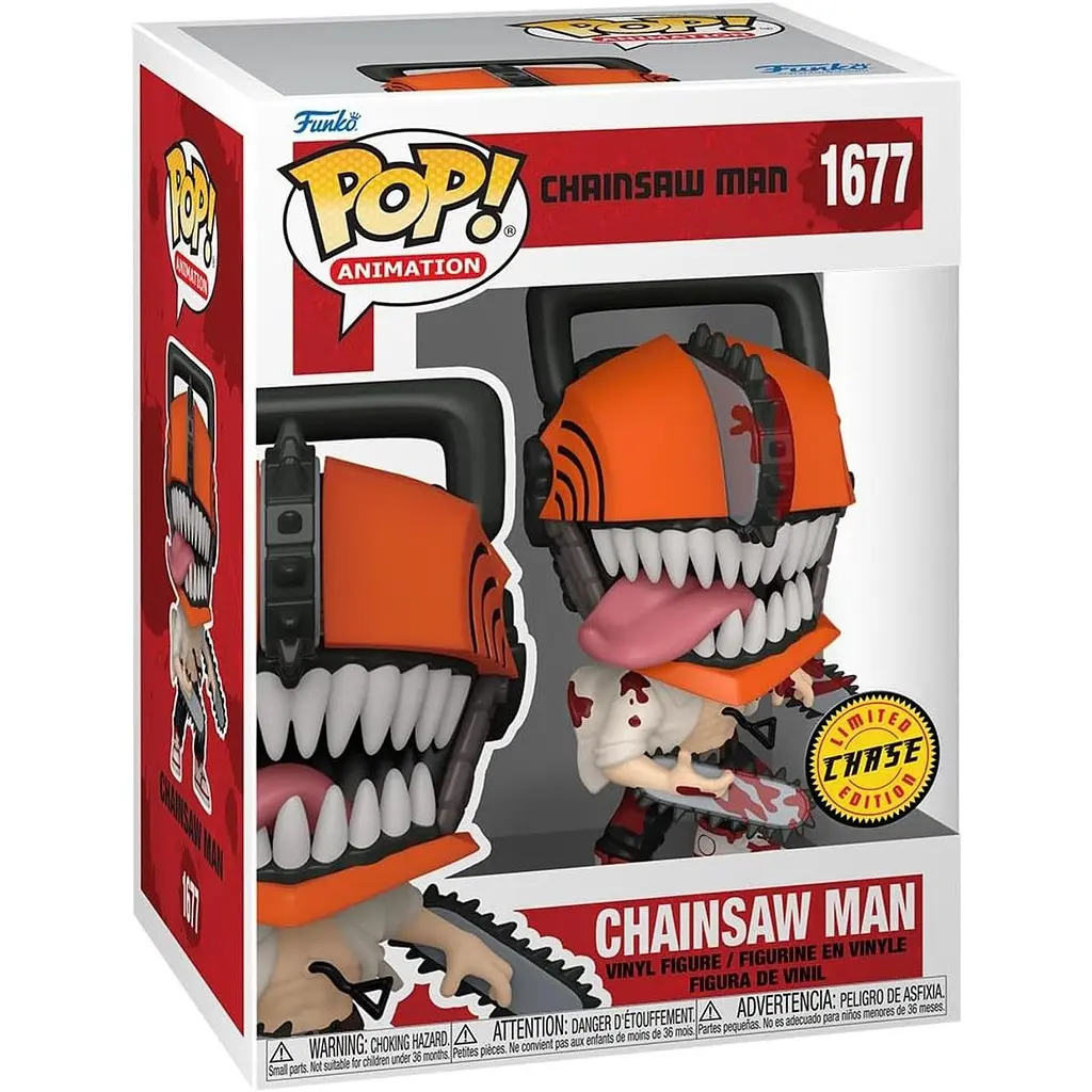 Фігурка Funko Pop Людина-бензопила Денджі Чейз Chainsaw Man Denji Chase 10 см FP CM D 1677 - фото 3