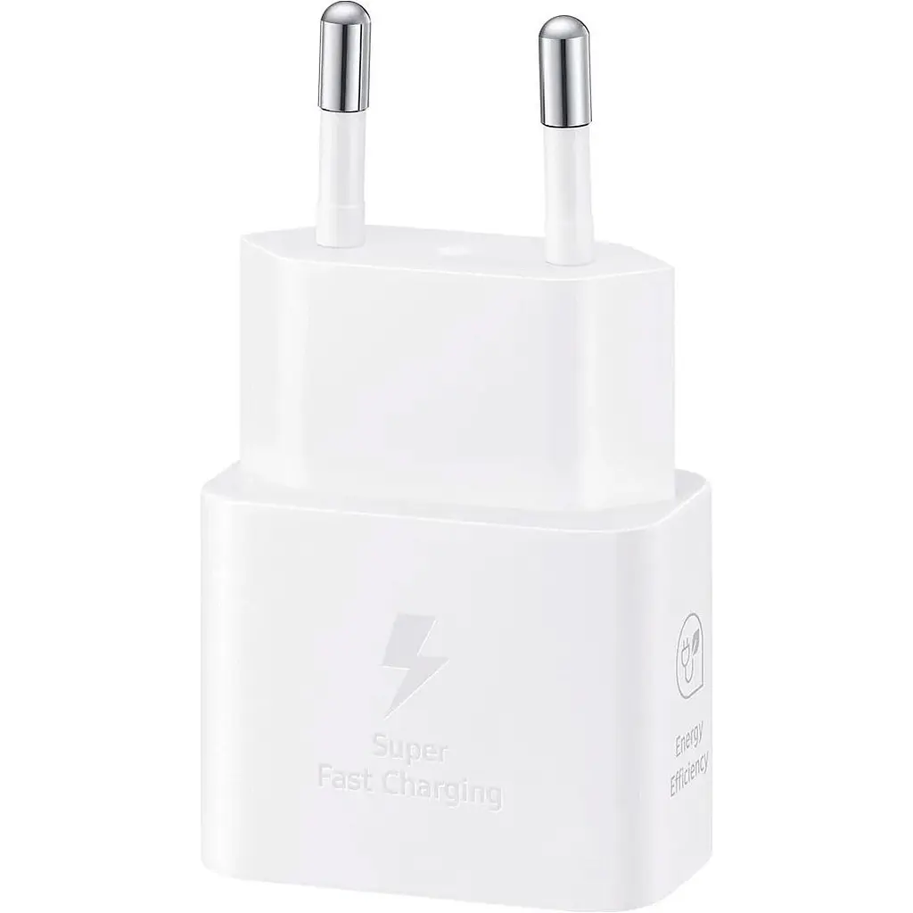 Мережевий зарядний пристрій Samsung 25W + Cable USB-С to USB-С White (EP-T2510XWEGEU) [95122] - фото 5