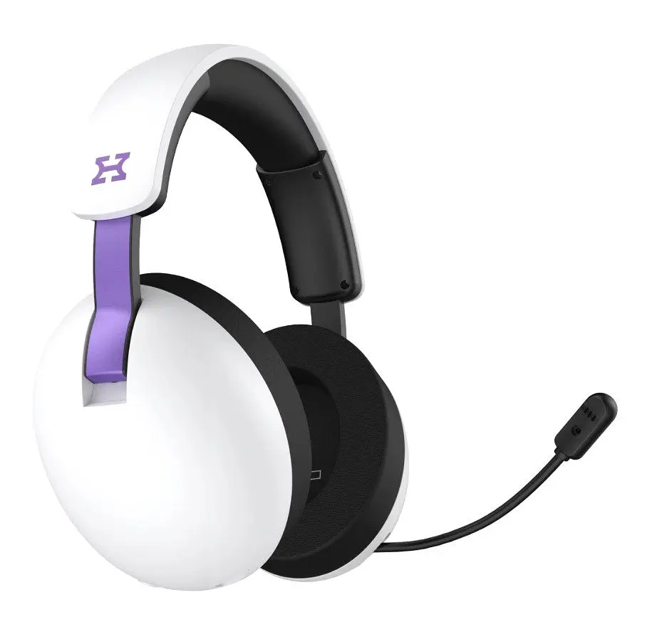 Ігрові навушники бездротові з мікрофоном HATOR HH-30-WV Hellyberry Wireless White-Violet - фото 2