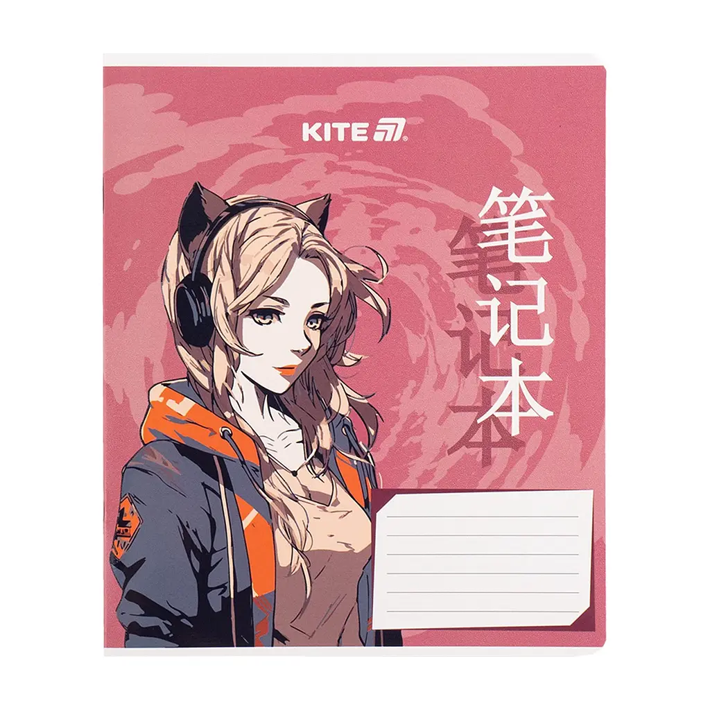 Зошит Kite Anime, 18 аркушів, клітинка (K25-236-1), в асортименті - фото 7