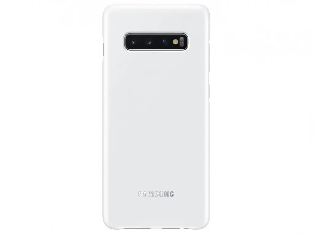 Чохол протиударний Official LED Cover EF-KG975CWEGRU для Samsung Galaxy S10 Plus (6.4") White - фото 4