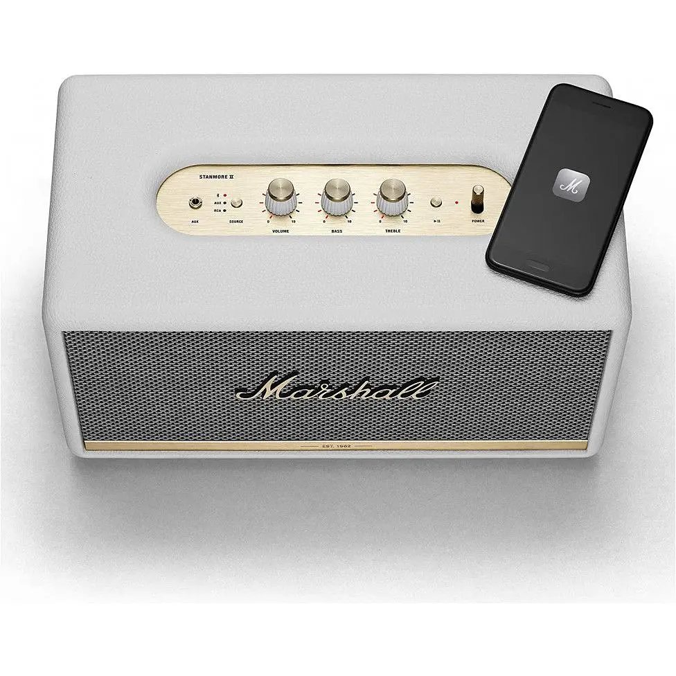 Портативная акустика bluetooth-колонка Marshall Stanmore II Bluetooth White 1001903 (Asian Version) - фото 4