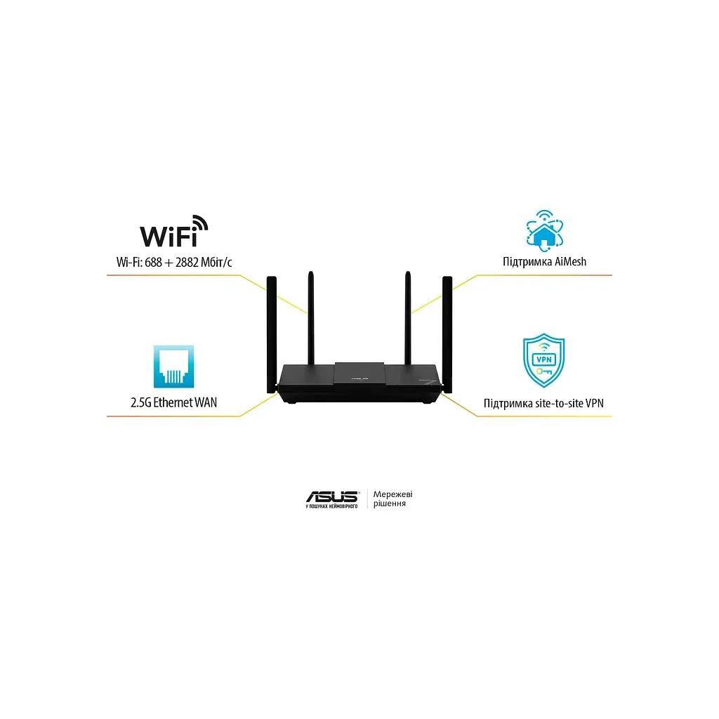 Маршрутизатор ASUS RT-BE50 (90IG09U0-MO3S00) - фото 10