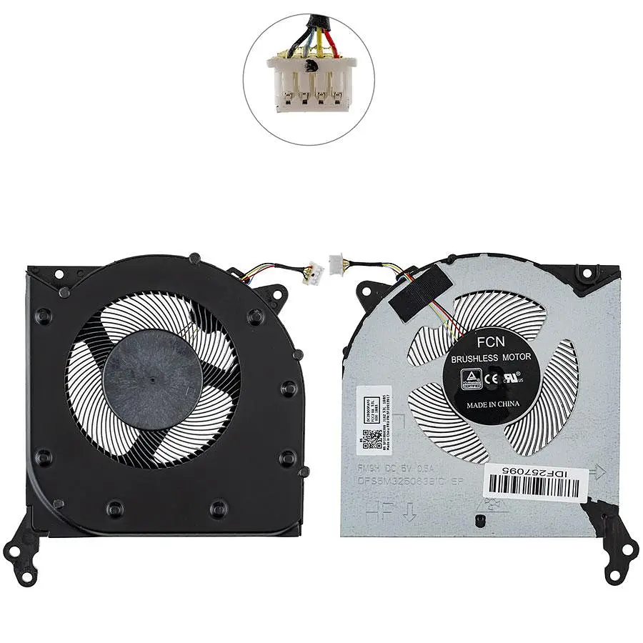 Вентилятор 2шт для ноутбука LENOVO Legion 5 15ARH05 5 15IMH05H 5V (Лівий+Правий) (5F10S13914 5F10S13915 5F10S13916) (Кулер) - фото 2