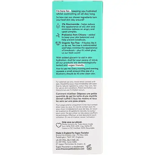 Гель-крем для лица Super Facialist Clear Skin увлажняющий 75 мл - фото 3