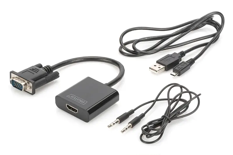 Адаптер Digitus VGA > HDMI (M/F), Full HD teh0018486 - фото 6