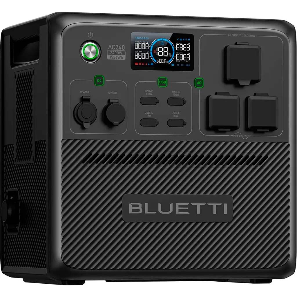 Зарядная станция Bluetti Portable Power Station AC240 2400W [116359] - фото 2