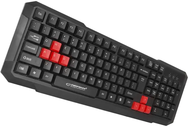 Клавиатура Esperanza EGK102 Red Black (EGK102RUA) - фото 3