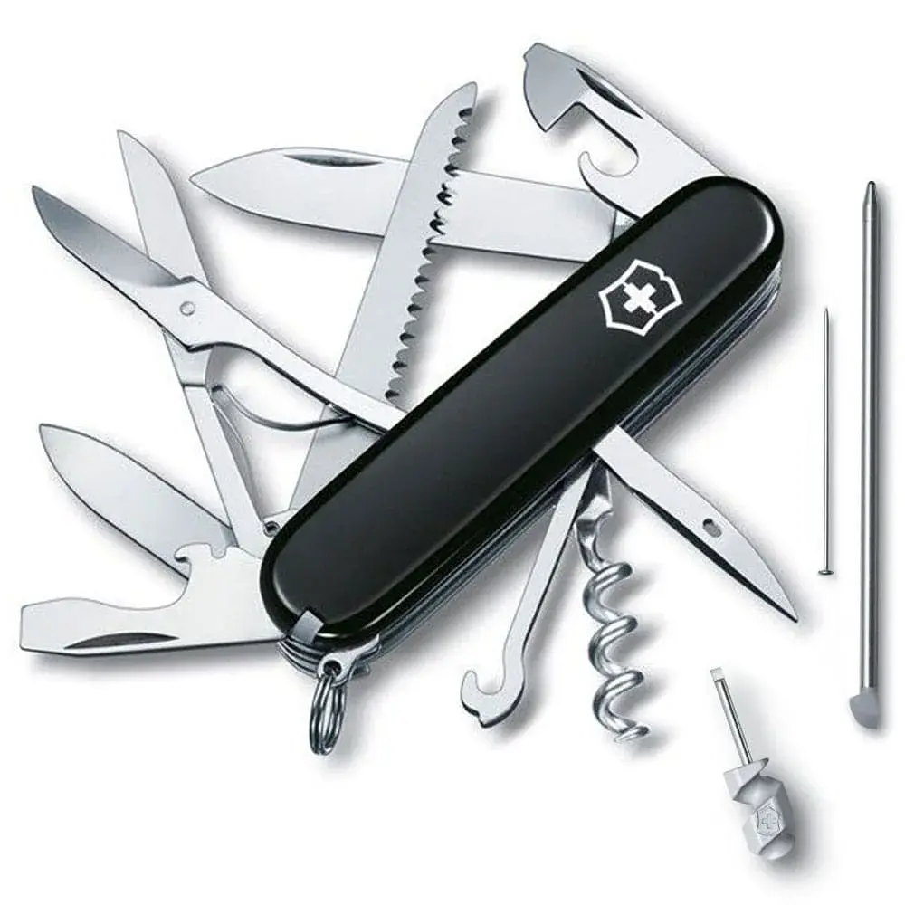 Ніж Victorinox Huntsman 91 мм Чорний (1.3715.3) - фото 2