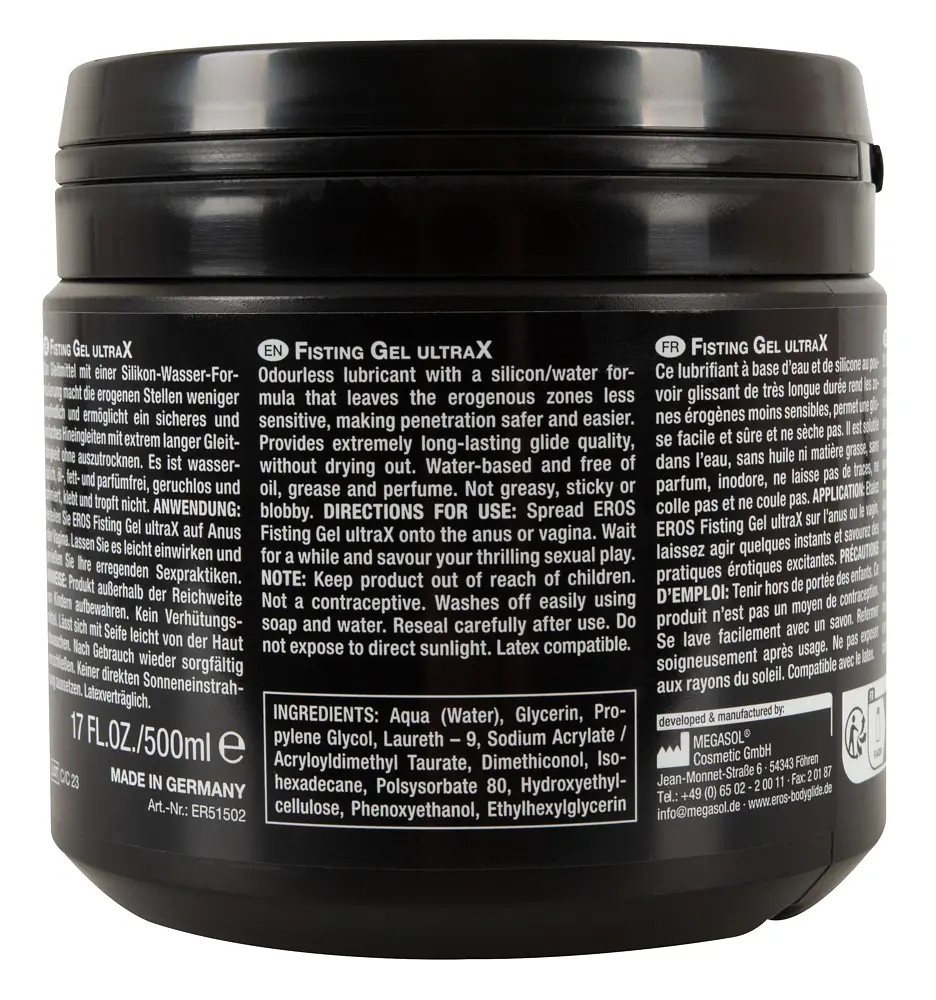 Гель для фістингу EROS Fisting Gel UltraX прозорий 500 мл - фото 5