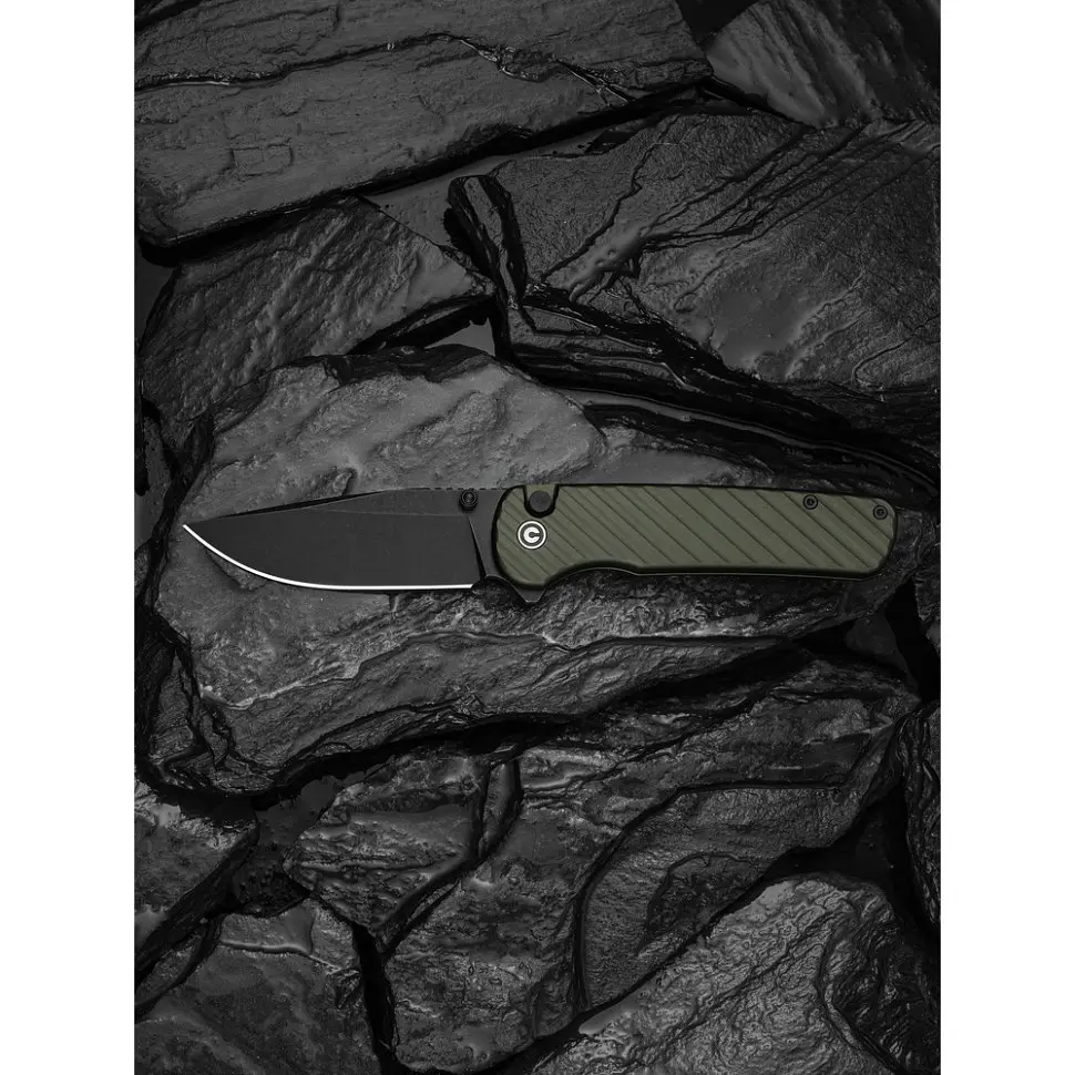 Ніж складаний туристичний Civivi Iron Tide (8.2 см) 14C28N / Aluminum зелений - фото 12