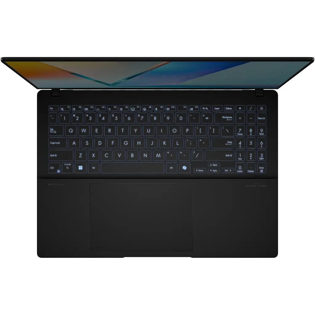 Ноутбук ASUS Vivobook S16 S5606CA з процесором Intel Core Ultra 7 255H pana la 5.1GHz, 16'', 3K, OLED, 120Hz, 16GB LPDDR5X RAM, 1TB SSD, Intel Arc графікою, Windows 11 Pro, Windows 11 Pro - фото 9
