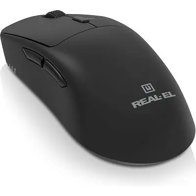 Комп'ютерна мишка Real-El RM-355W Wireless Black (EL123200054) - фото 3
