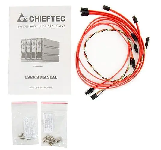 Зовнішня кишеня Chieftec SST-3141SAS 3x5.25" - 4x3.5" HDDs Hot-Swap Aluminium (SST-3141SAS) - фото 4