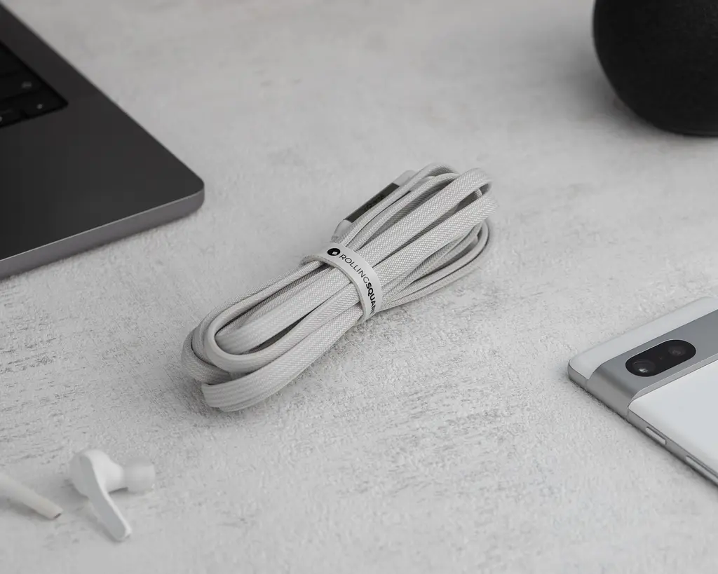 Кабель Rolling Square 6in1, inCharge XL 3 м, білий (XLL02R) - фото 5
