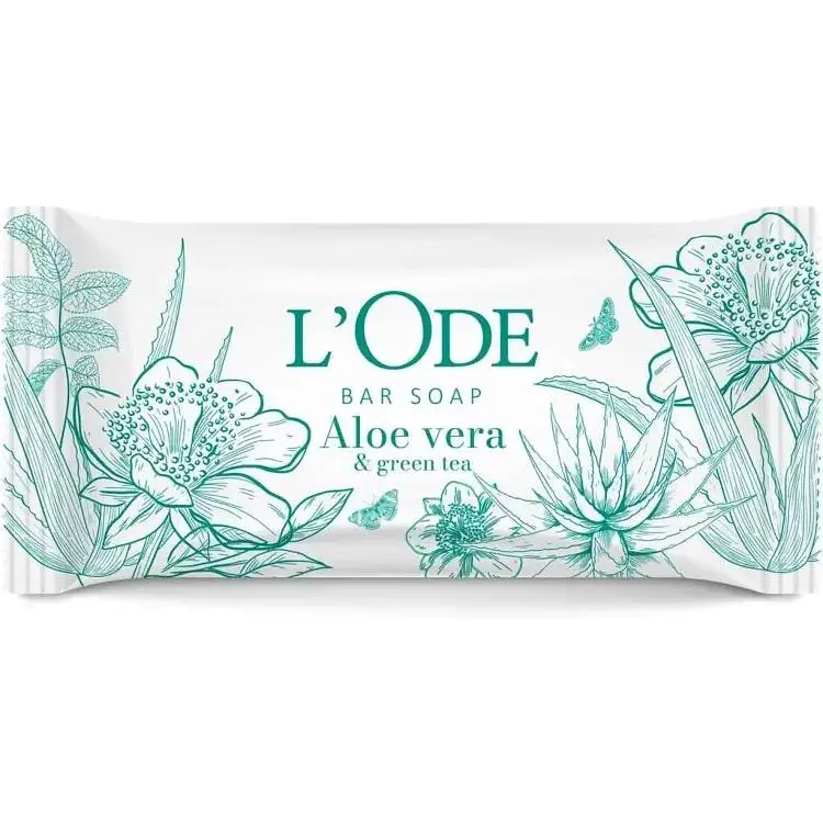 Мило туалетне L'ODE 60г тверде Алое вера і зелений чай