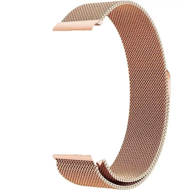 Ремінець BeCover Milanese Style для Xiaomi Amazfit Bip (20mm) Lite/Bip S Lite/GTR 42mm/GTS/TicWatch S2/TicWatch E/GTS 3/GTS 2 mini Rose Gold (707684) - фото 2