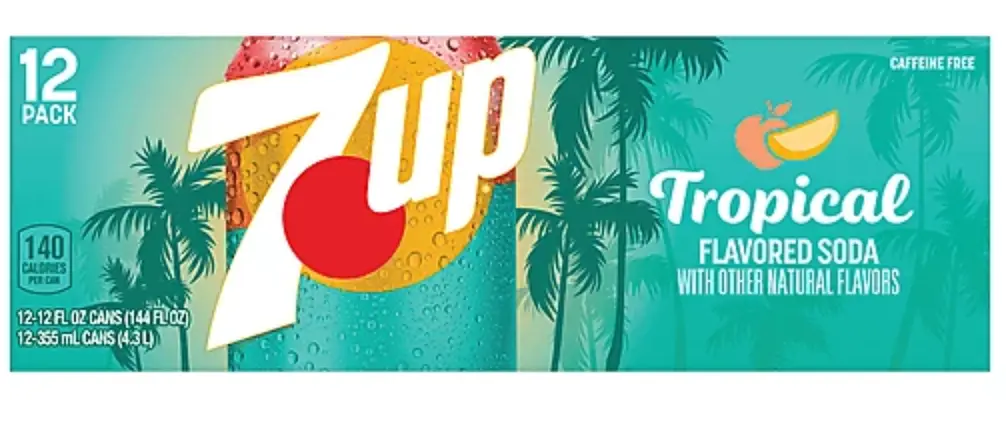 Газований напій 7UP Tropical 355 мл - фото 3