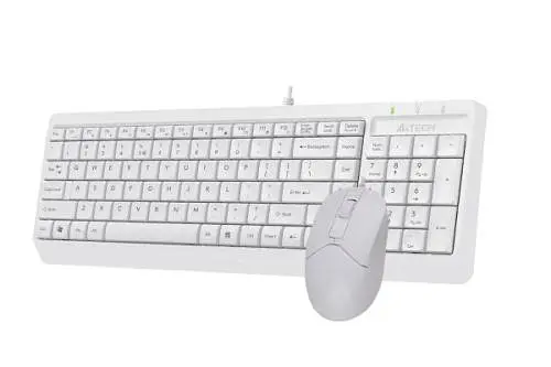 Комплект A4Tech Fstyler Sleek Multimedia Comfort F1512, White, клавіатура+миша, USB - фото 3