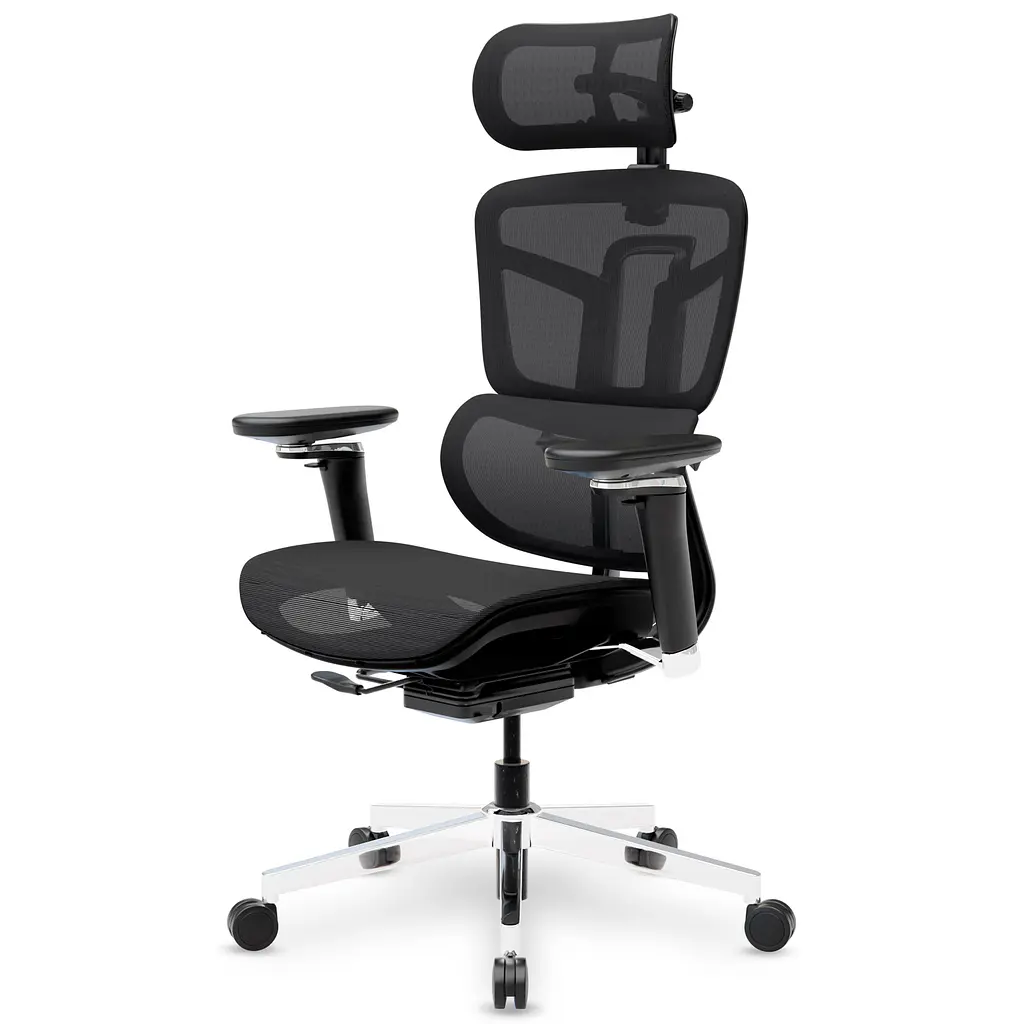 Крісло Mealux S4 Air Black (арт. HF-S4 M/B) - фото 2