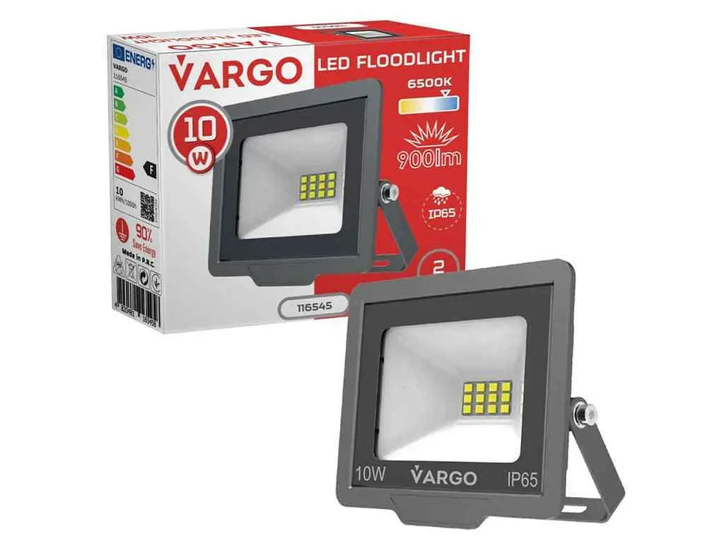 Прожектор світлодіодний VARGO 10W 6500K 900lm NOVA (V-116545)