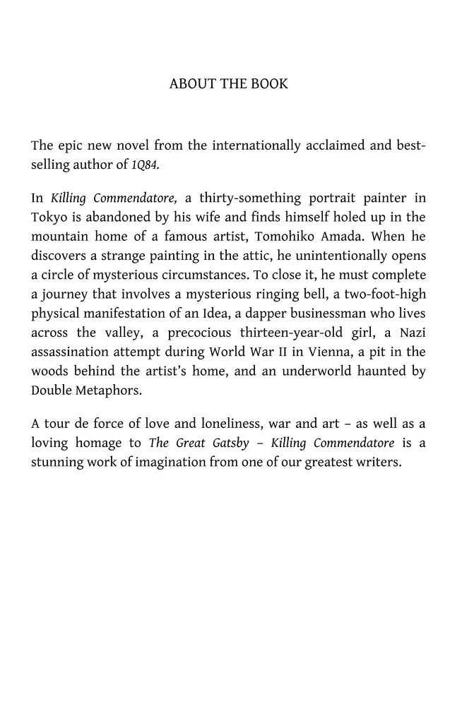 Killing Commendatore - фото 3