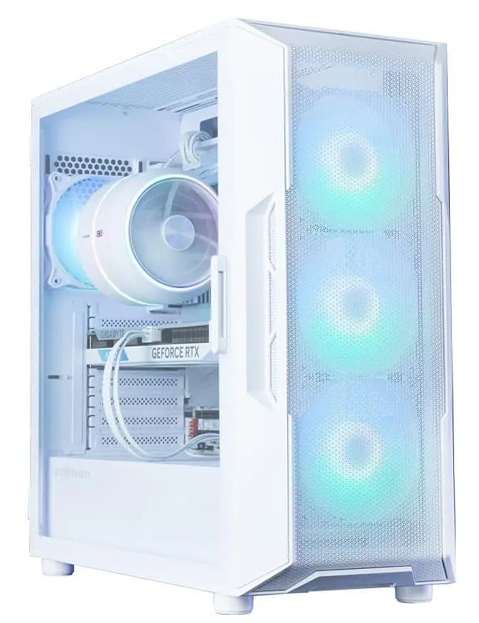 Корпус Zalman I3 Neo ARGB V2 с закаленным стеклом, без блока питания, белый (I3NEOARGBV2WHITE) - фото 5